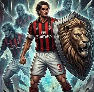 Paolo Maldini Legend card artwork