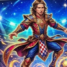 Luka Modrić Legend card artwork