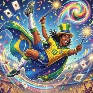 Ronaldinho Legend card artwork