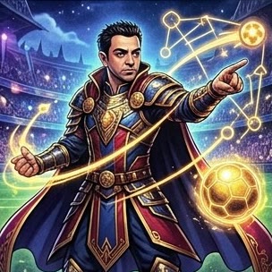Xavi Hernández Legend card artwork