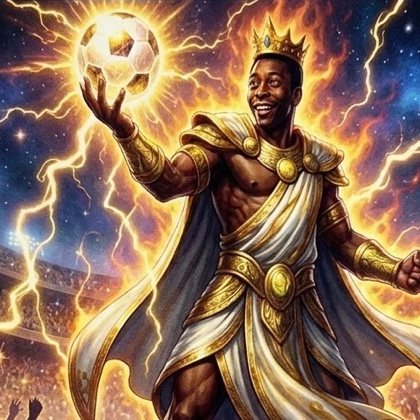 Pelé card artwork